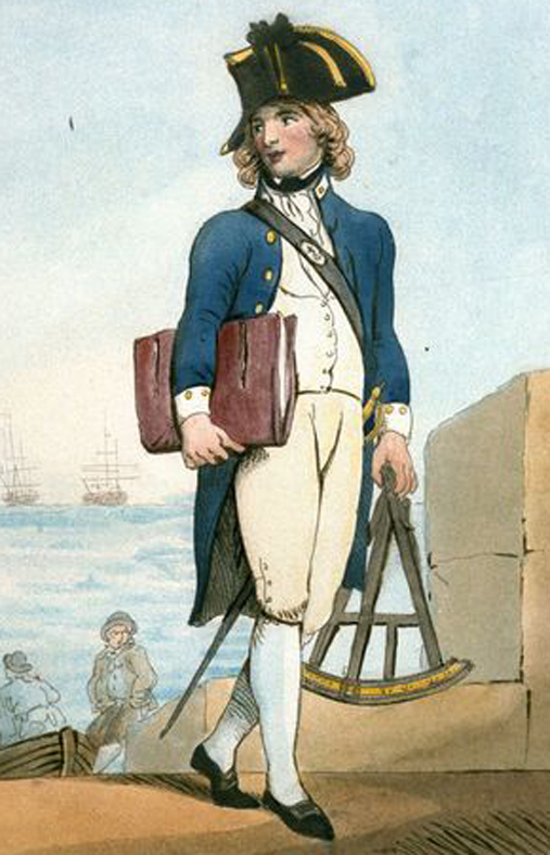 Midshipman of the Royal Navy (c. 1799), by Thomas Rowlandson